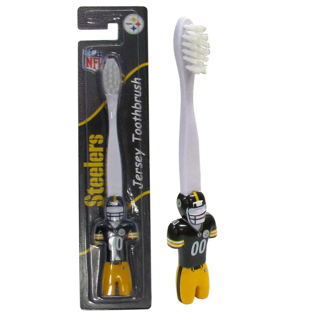 Pittsburgh Steelers Kids Soft Toothbrush NFL Licensed Football