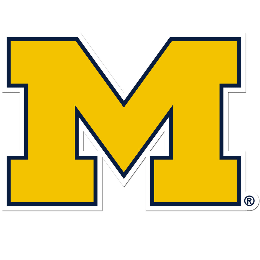 Michigan Wolverines Vinyl Logo Auto Decal (NCAA)