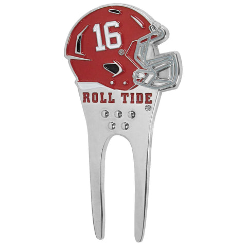 Alabama Crimson Tide Metal Helmet Divot Tool & Golf Ball Marker NCAA