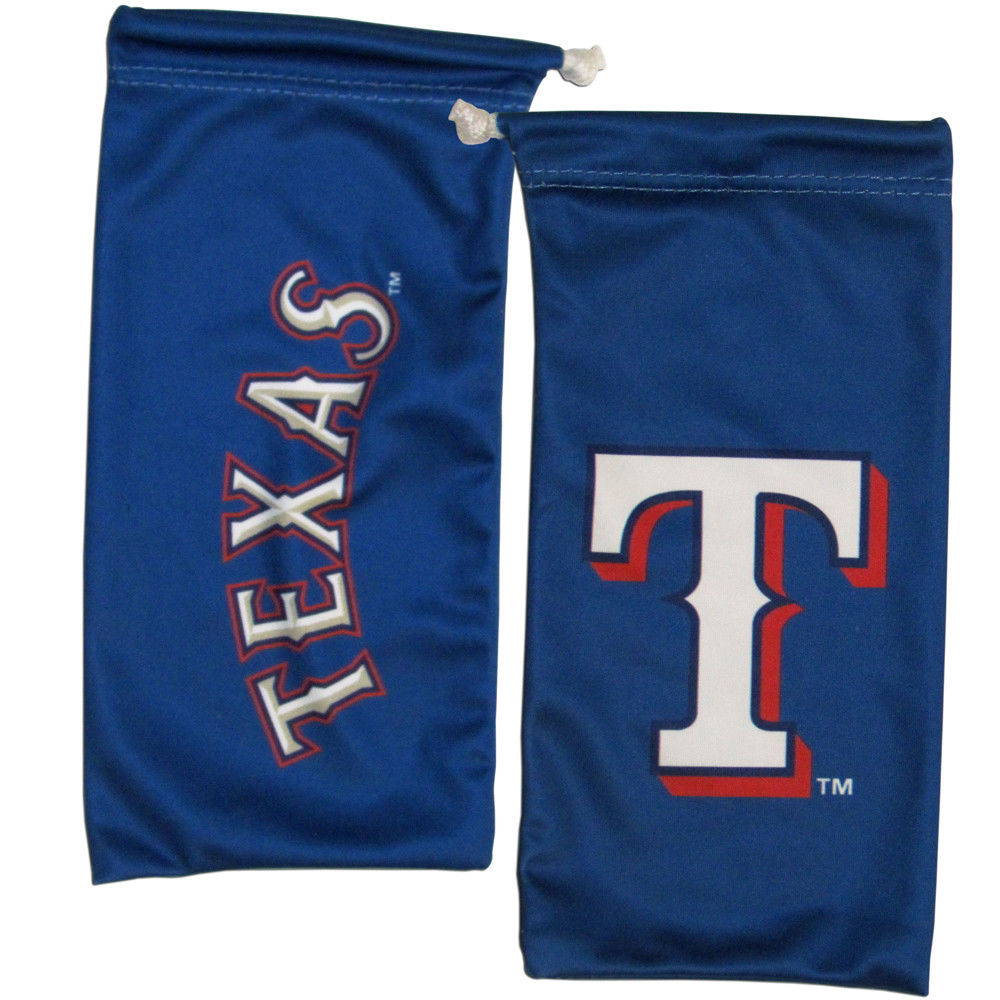 Texas Rangers Microfiber Bag for Sunglasses Glasses (MLB Baseball)