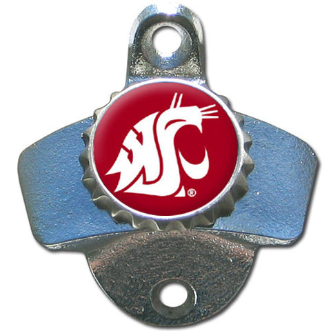 Washington State Cougars Wall Mount Bottle Opener NCAA Licensed