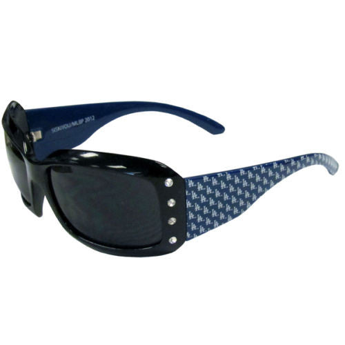 Los Angeles Dodgers Sunglasses w/ Hard Case (Designer w/Rhinestones) MLB