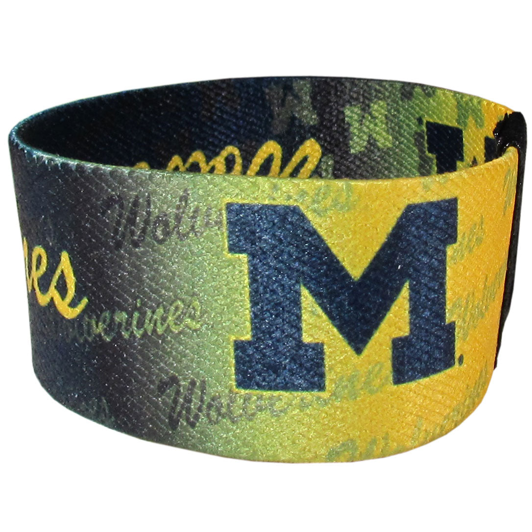 Michigan Wolverines Stretch Bracelet NCAA Licensed Jewelry