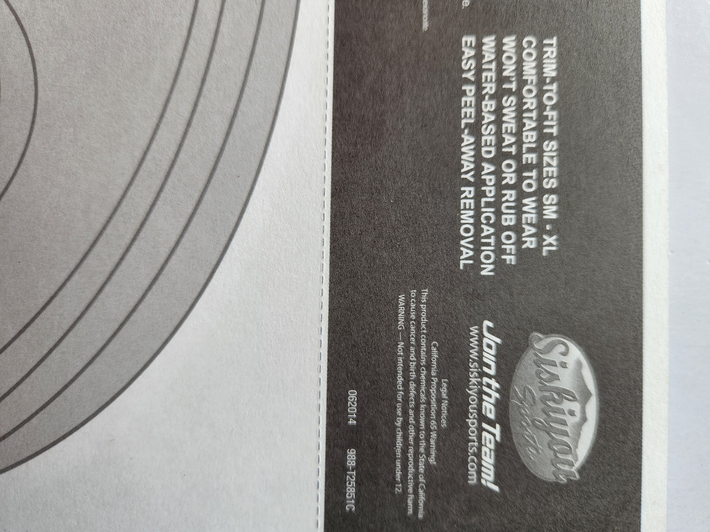 Washington Redskins Game Day Face Temporary Tattoo (NFL)