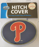 Philadelphia Phillies Metal Oval Hitch Cover MLB Baseball