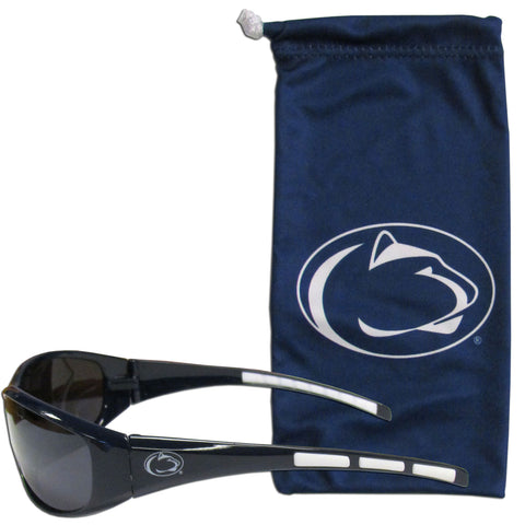 Penn State Nittany Lions Wrap Sunglasses with Microfiber Bag (NCAA)