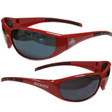 Ohio State Buckeyes Wrap Sunglasses with Microfiber Bag (NCAA)