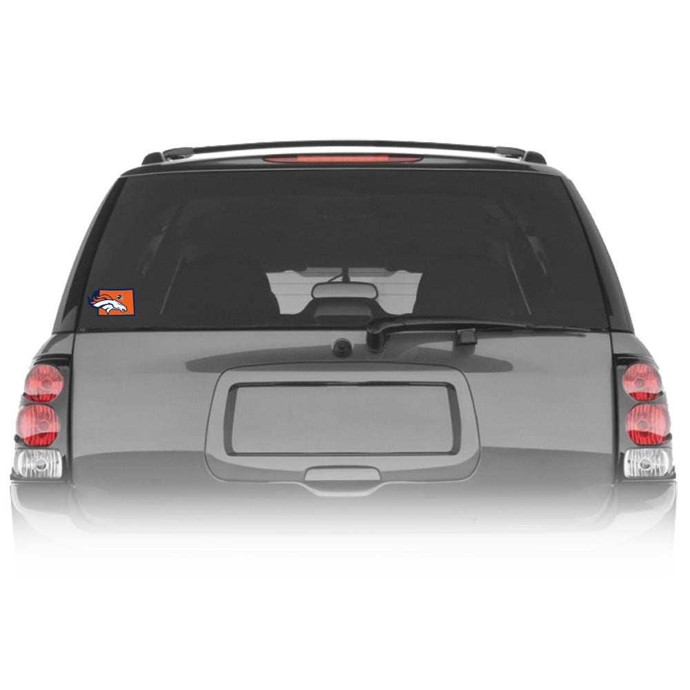 Denver Broncos Home State Vinyl Auto Decal (NFL) Colorado Shape Helmet