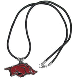 Arkansas Razorbacks Cord Necklace NCAA Jewelry