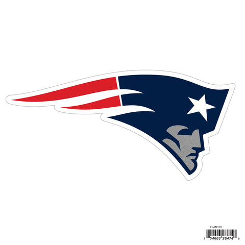 New England Patriots Licensed Outdoor Rated Magnet (NFL) Football