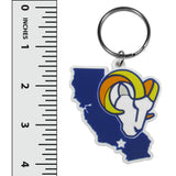 Los Angeles Rams Home State Flexi Key Chain NFL Football