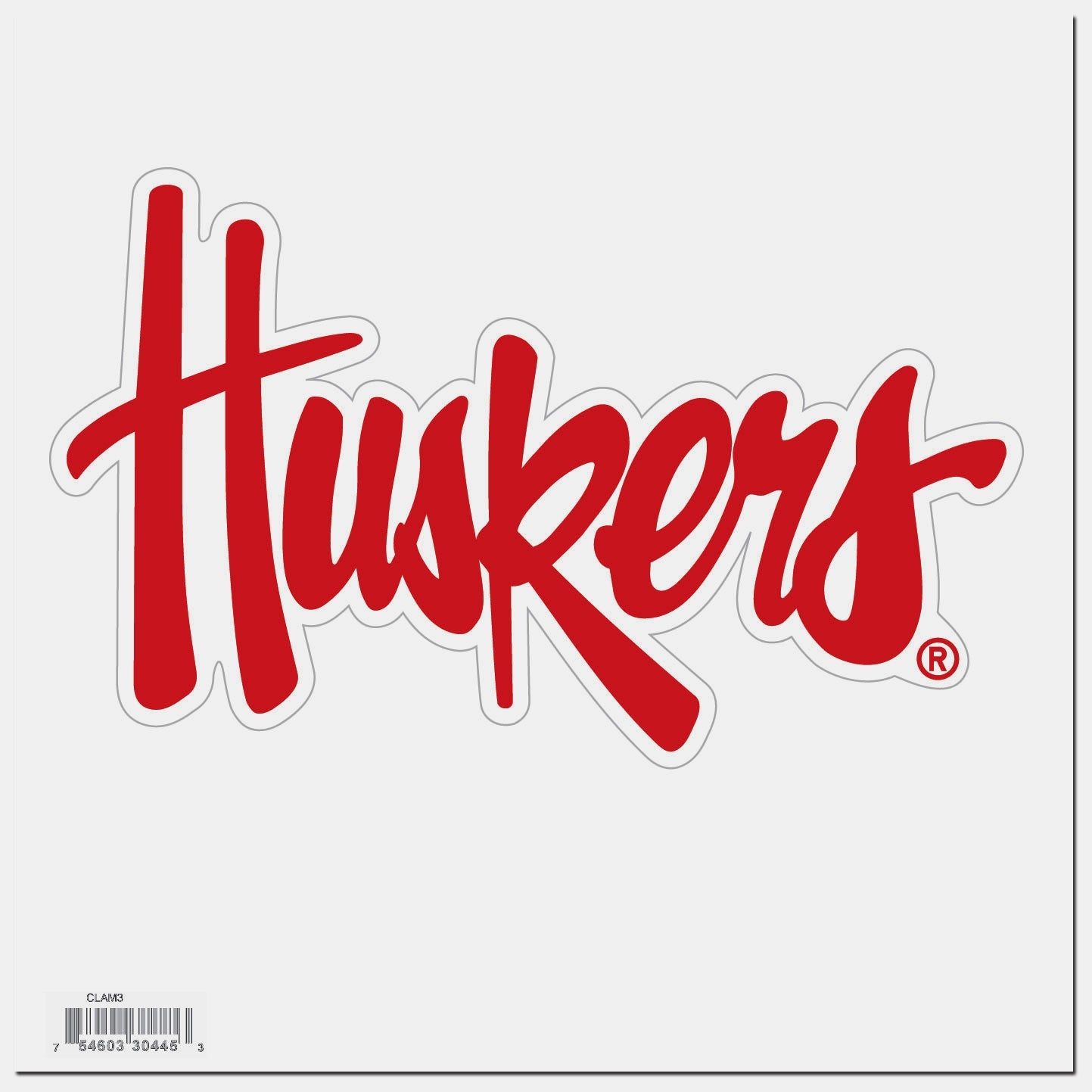 Nebraska Cornhuskers Outdoor Rated Magnet NCAA Licensed