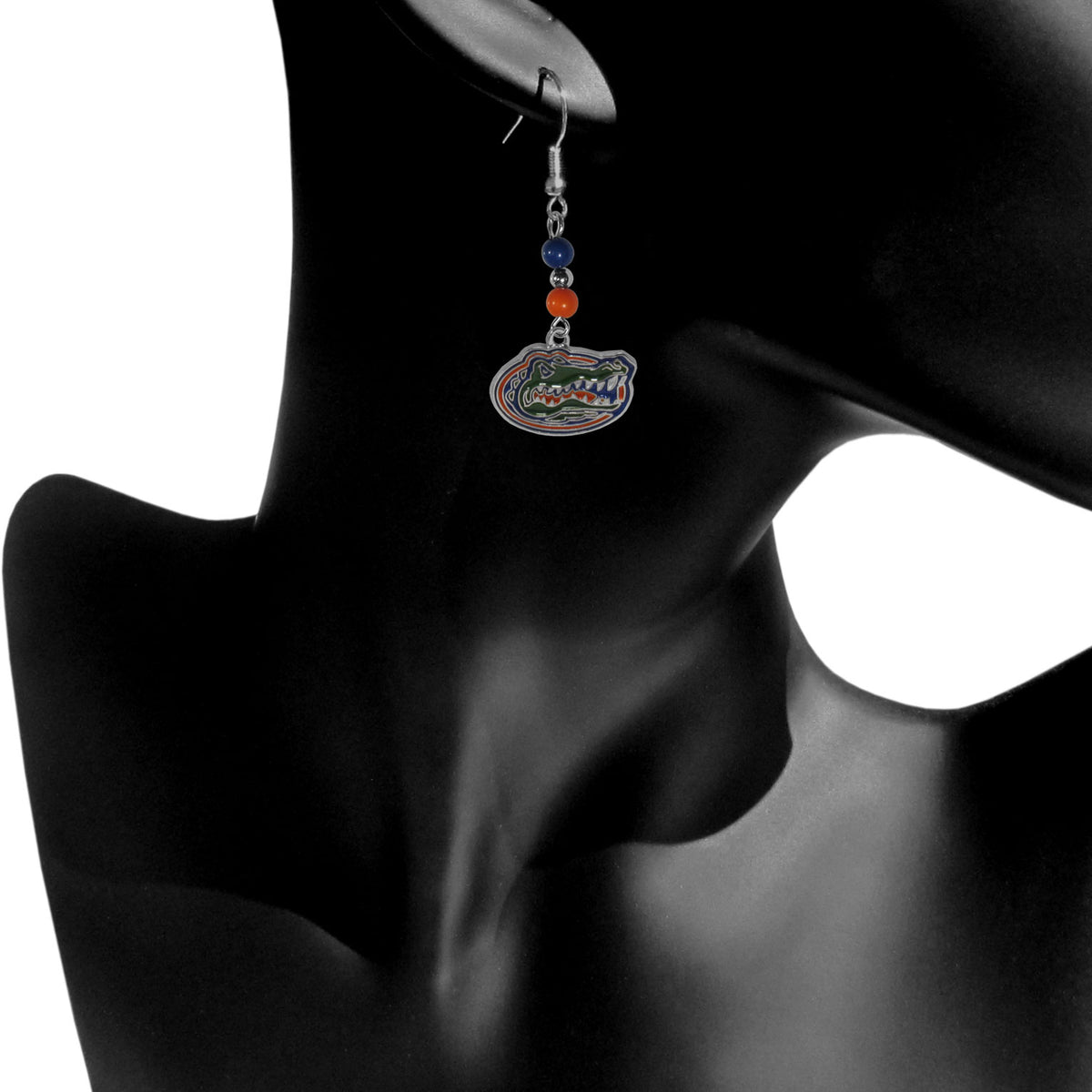 Florida Gators Dangle Earrings (Fan Bead) NCAA