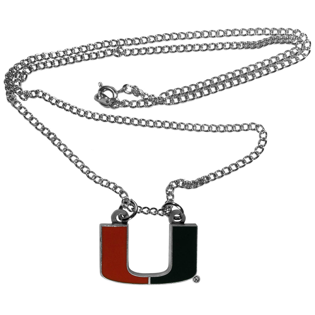 Miami Hurricanes 22" Chain Necklace (NCAA) Turnover Chain