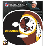 Washington Redskins Game Day Face Temporary Tattoo (NFL)