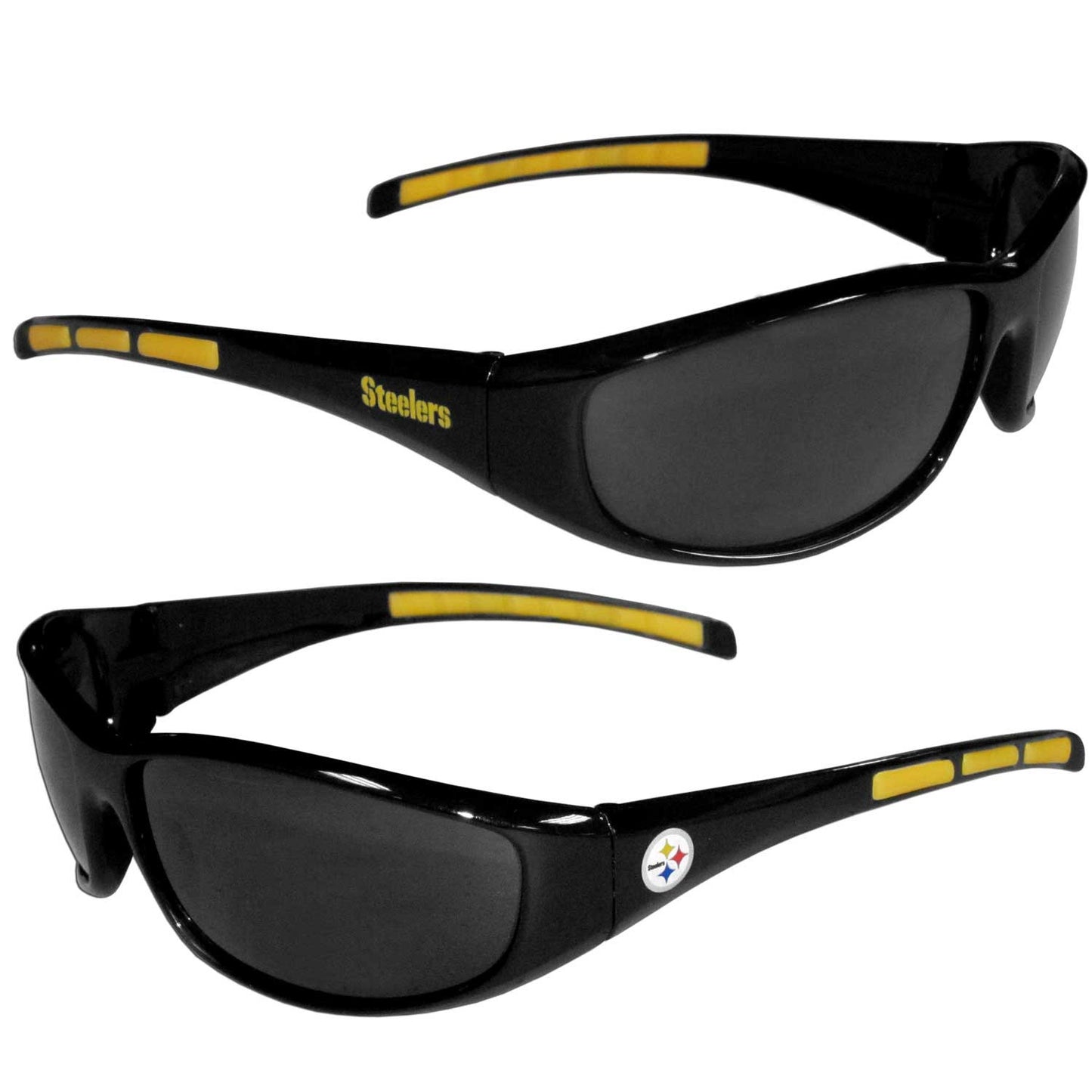 Pittsburgh Steelers Wrap Sunglasses with Microfiber Bag (NFL)