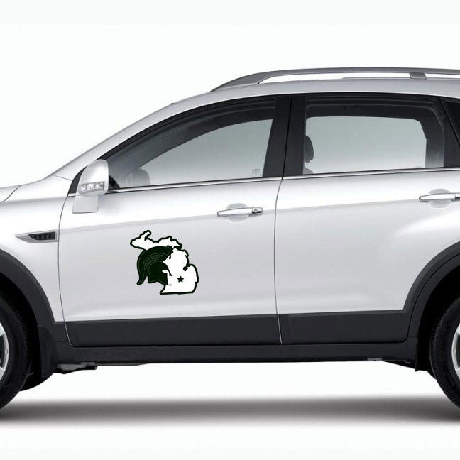 Michigan State Spartans Home State Magnet (NCAA) Michigan Shape