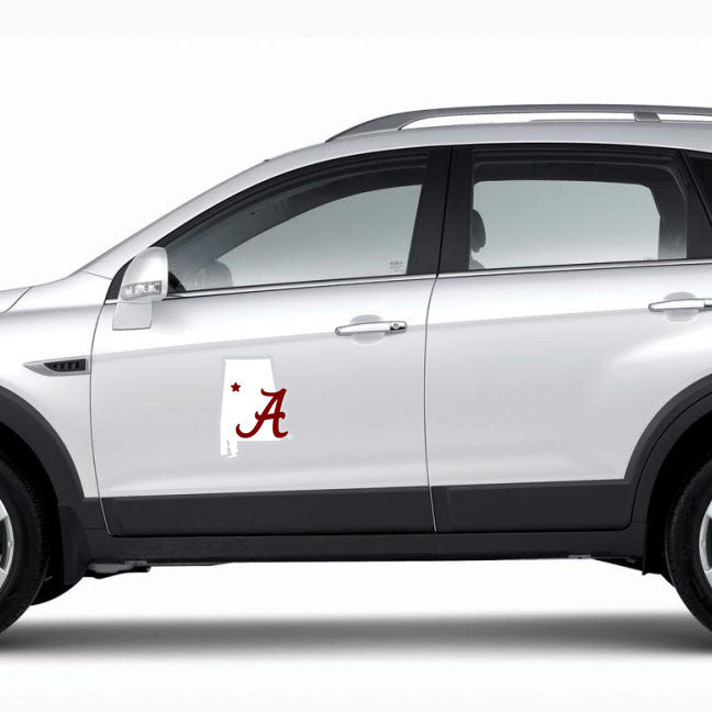 Alabama Crimson Tide Home State Magnet (NCAA) Alabama Shape