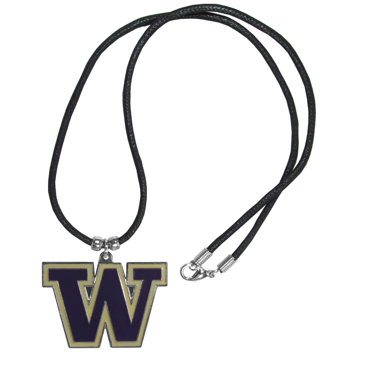 Washington Huskies Cord Necklace NCAA Jewelry