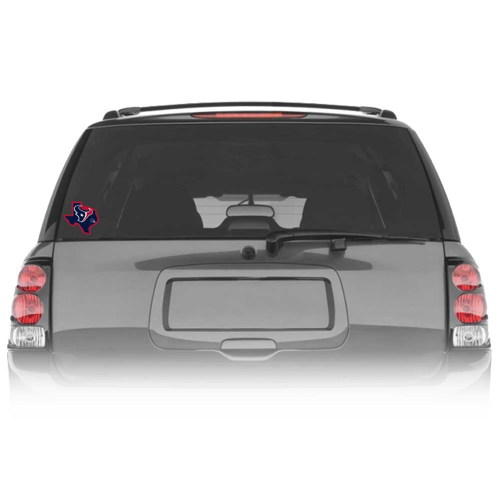 Houston Texans Home State Vinyl Auto Decal (NFL) Texas Shape Helmet