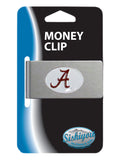 Alabama Crimson Tide Brushed Metal Money Clip with Team Logo (NCAA)