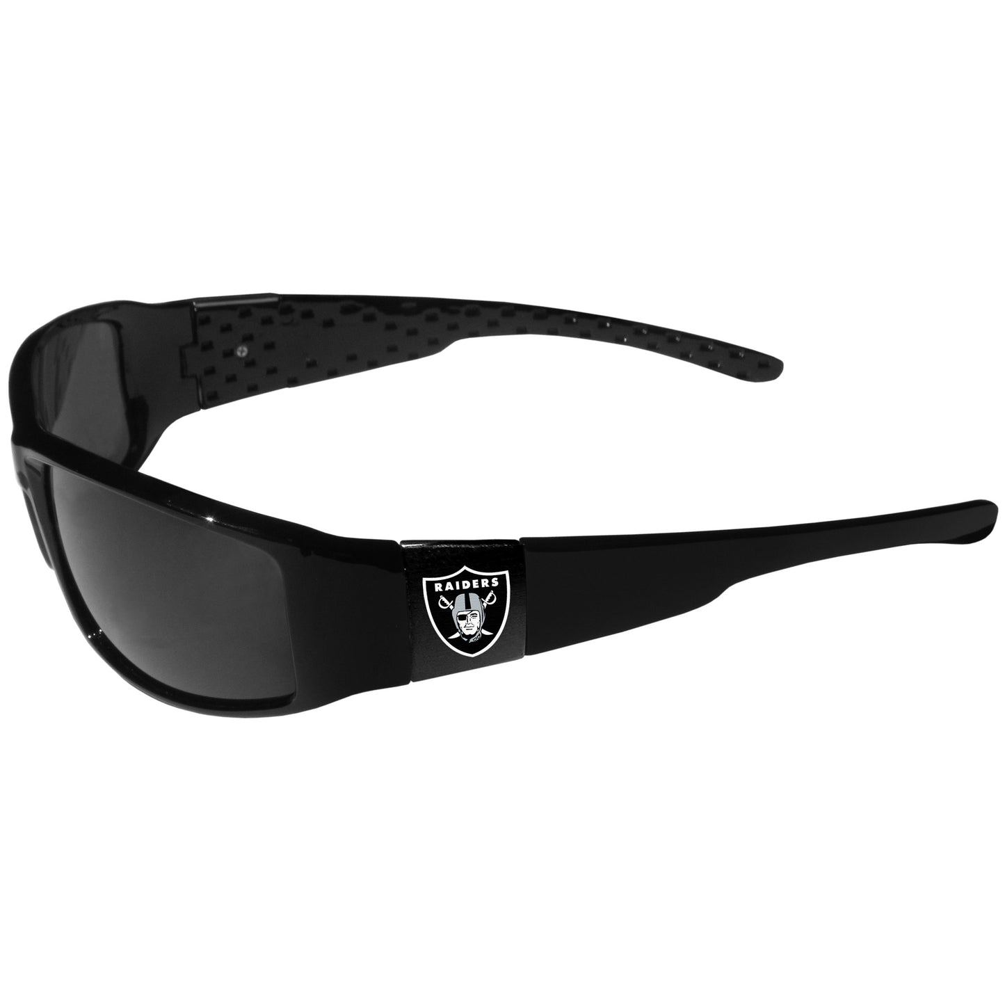 Las Vegas Raiders Black Wrap Sunglasses (NFL Football)
