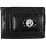 Pittsburgh Steelers Fine Leather Money Clip (NFL) Card & Cash Holder