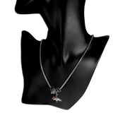 Denver Broncos Snake Chain Necklace with Euro Beads NFL Jewelry