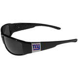 New York Giants Chrome Wrap Sunglasses with Microfiber Bag (NFL)