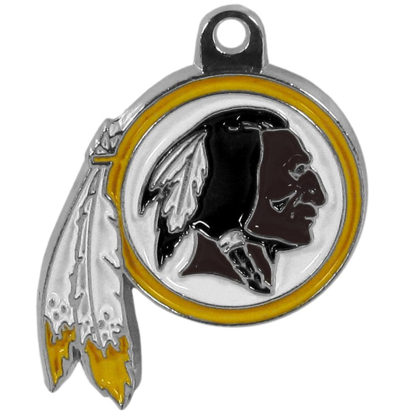 Washington Redskins Wire Bangle Bracelet with Charms NFL Football