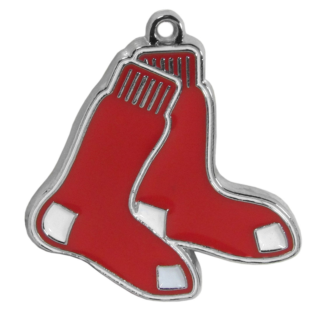 Boston Red Sox Crystal Beads Bracelet Licensed MLB Baseball Jewelry