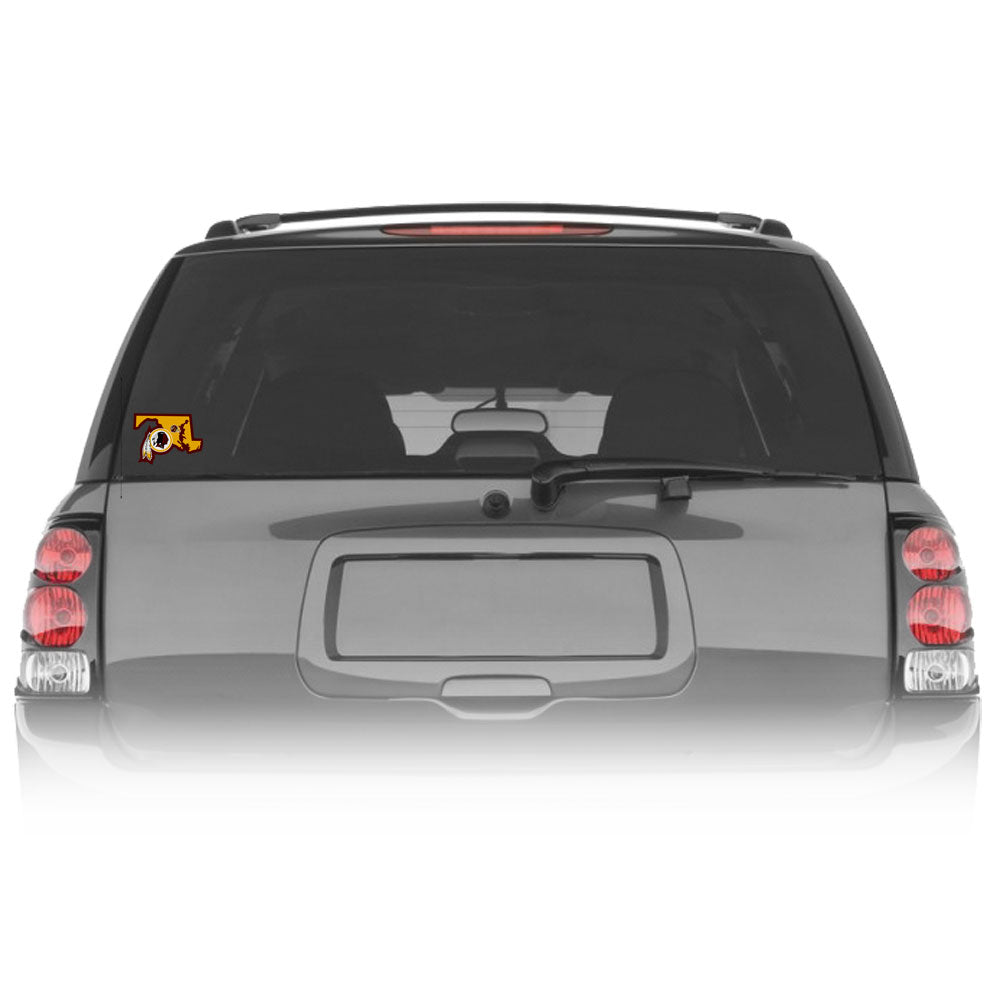Washington Redskins Home State Vinyl Auto Decal (NFL) Maryland Shape w/Helmet
