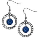 Dallas Cowboys Rhinestone Earrings and Necklace Jewelry Set NFL