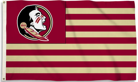 Florida State Seminoles 3' x 5' Flag (Stripes) NCAA