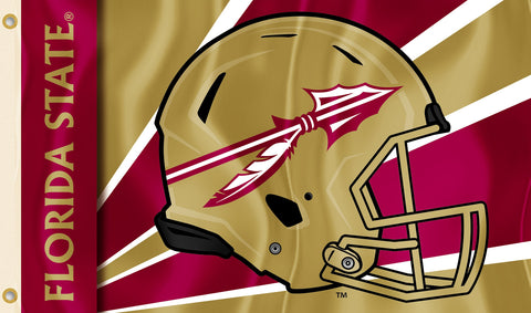 Florida State Seminoles 3' x 5' Flag (Football Helmet) NCAA