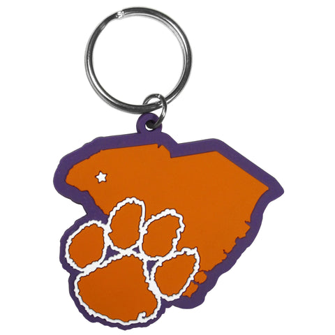Clemson Tigers Home State Flexi Key Chain NCAA Licensed