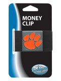 Clemson Tigers Stainless Steel Money Clip NCAA