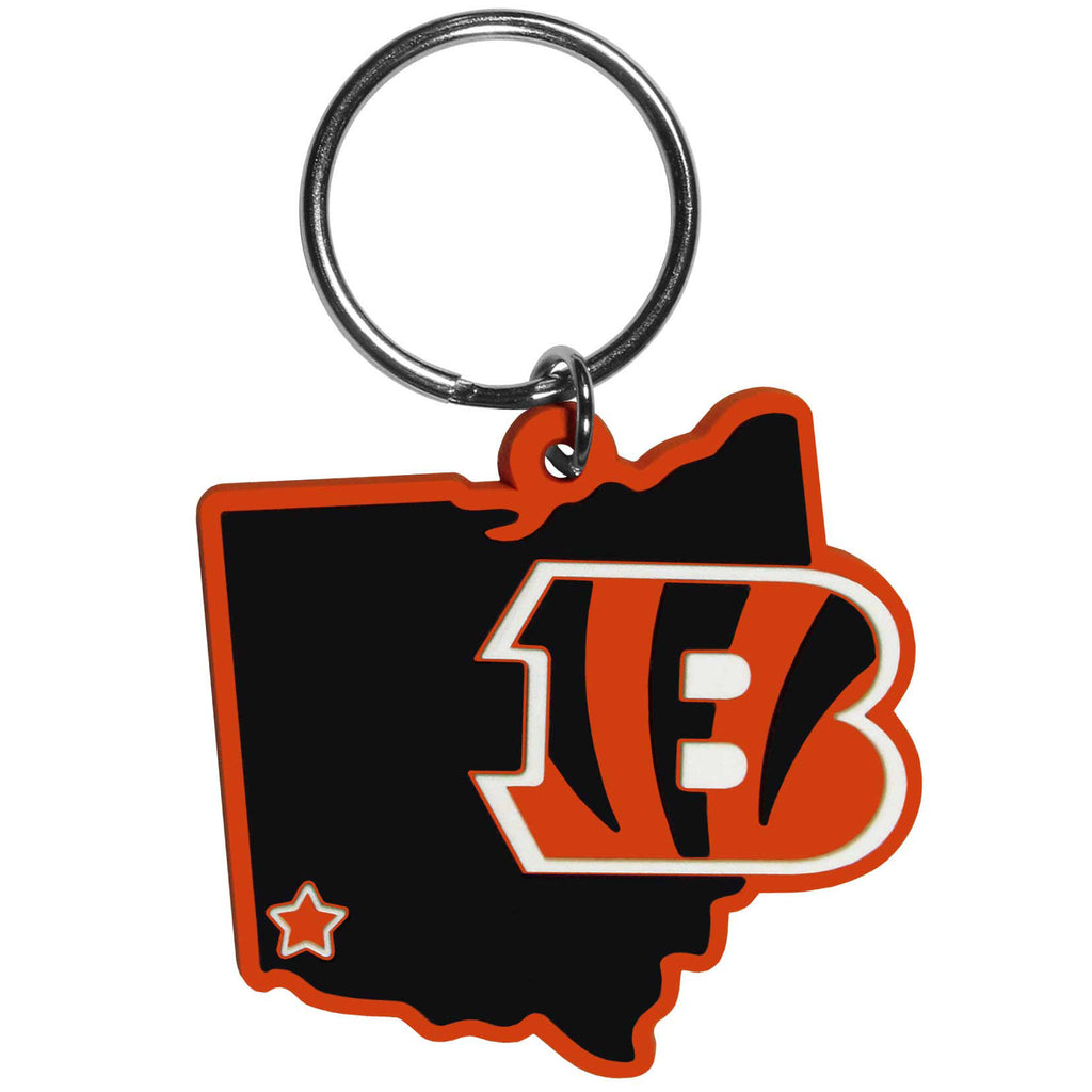 Cincinnati Bengals Home State Flexi Key Chain NFL