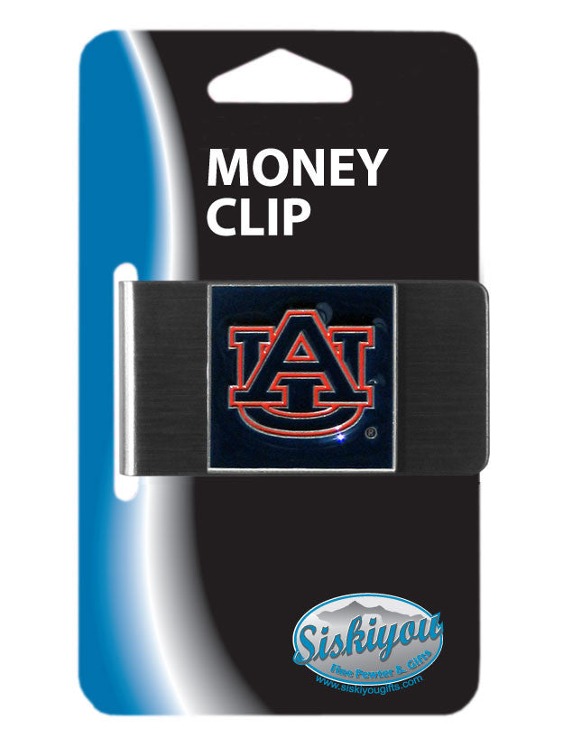 Auburn Tigers Stainless Steel Money Clip (NCAA)