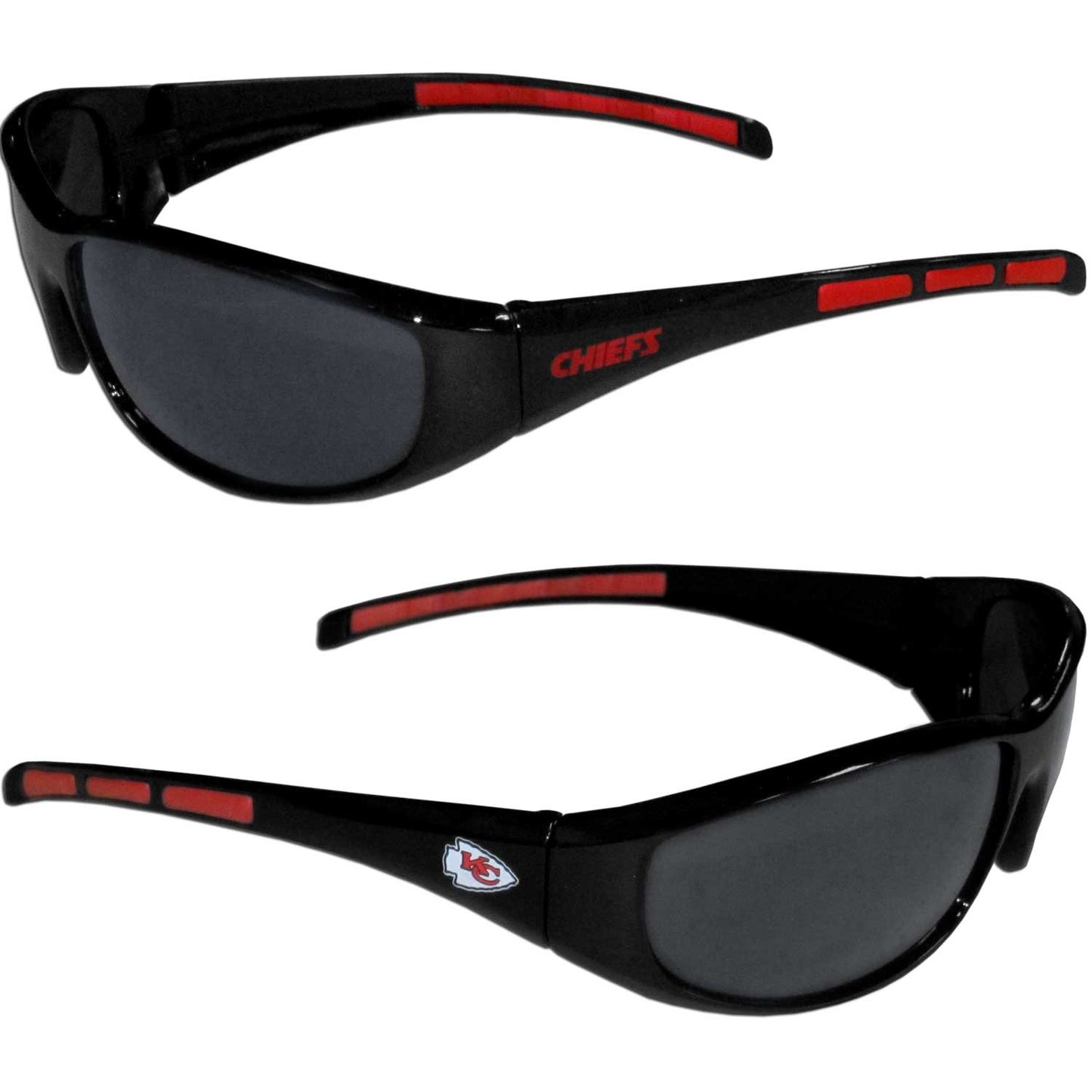 Kansas City Chiefs Wrap Sunglasses with Microfiber Bag (NFL)