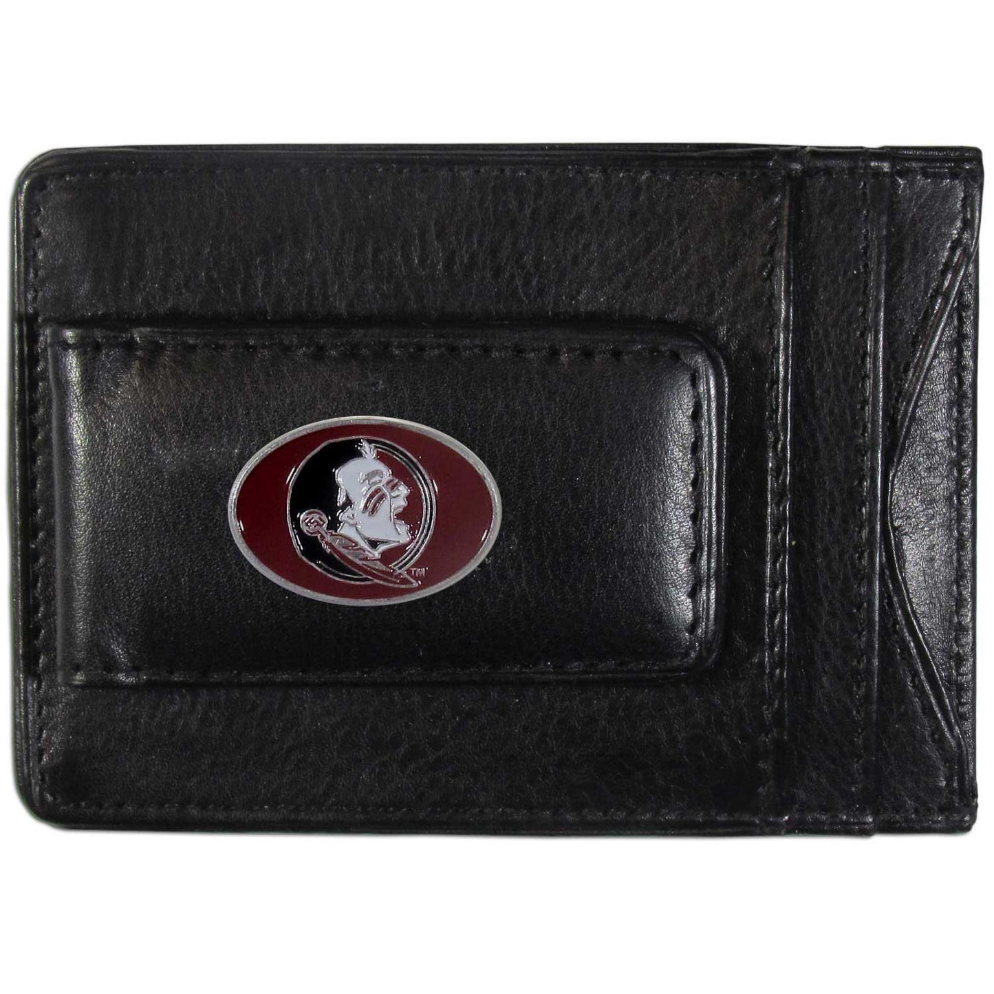 Florida State Seminoles Fine Leather Money Clip (NCAA) Card & Cash Holder