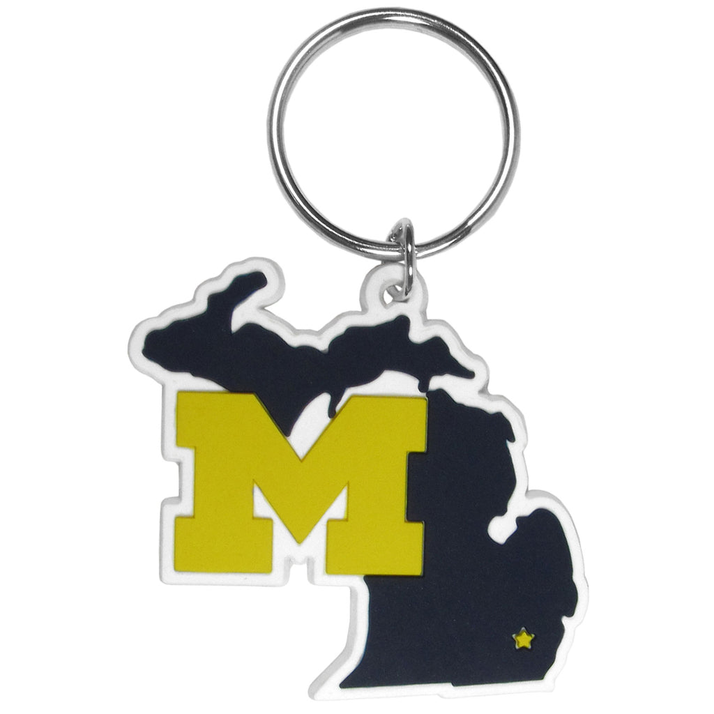 Michigan Wolverines Home State Flexi Key Chain NCAA