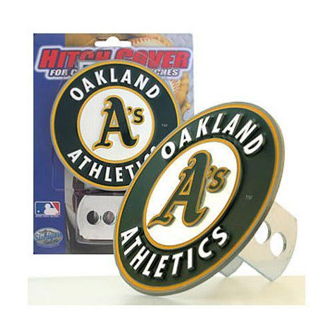 Oakland Athletics 3-D Metal Hitch Cover MLB Baseball