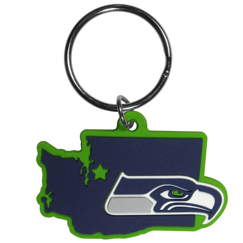 Seattle Seahawks Home State Flexi Key Chain NFL Football