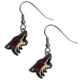 Arizona Coyotes Dangle Earrings (Chrome) NHL