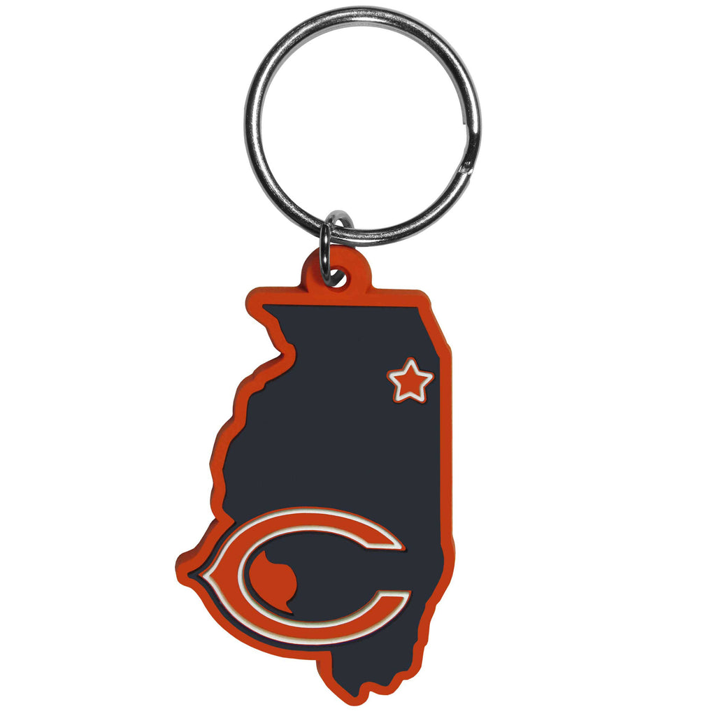 Chicago Bears Home State Flexi Key Chain NFL