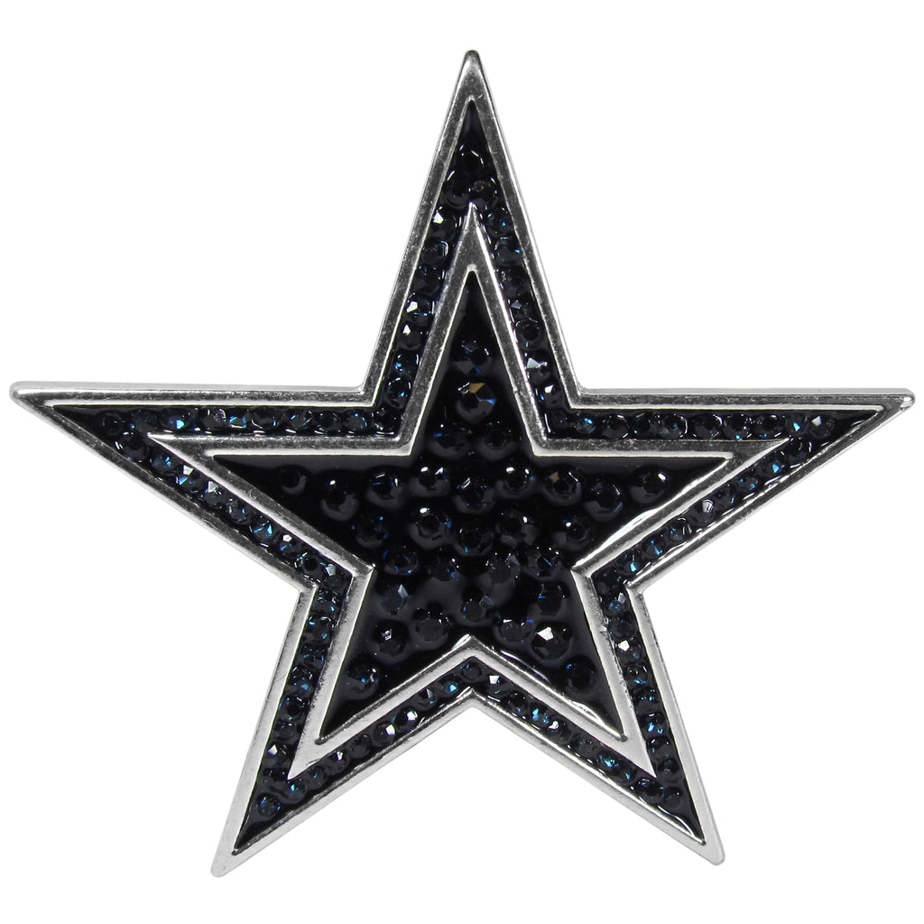 Dallas Cowboys Crystal Lapel Pin (Large) NFL Football