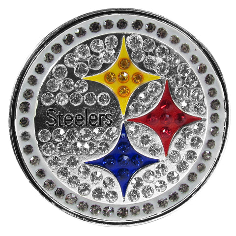 Pittsburgh Steelers Crystal Lapel Pin (Large) NFL Football