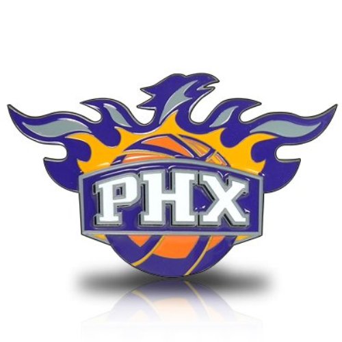 Phoenix Suns 3-D Metal Hitch Cover NBA Licensed