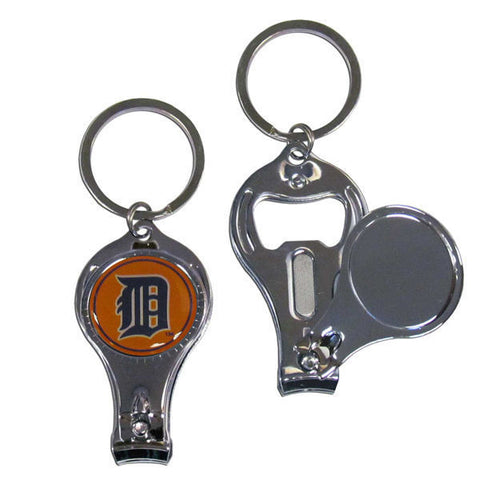 Detroit Tigers 3-IN-1 Metal Key Chain with Team Emblem (MLB)
